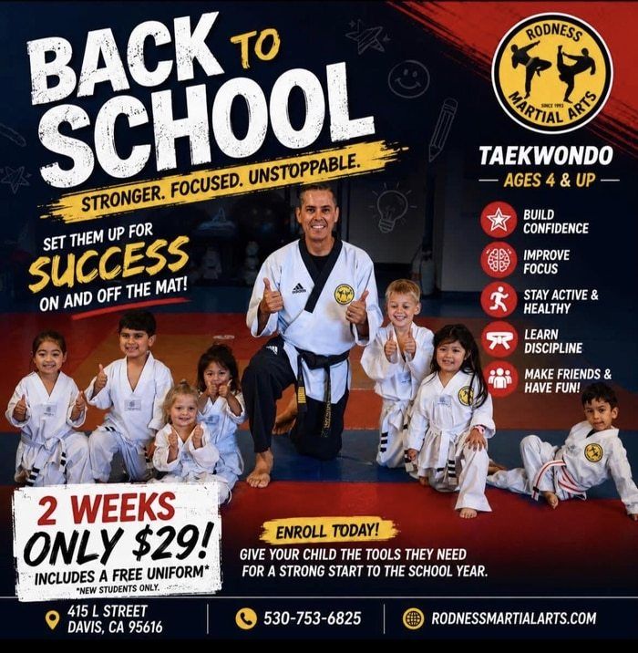 🥋 Back-to-School Taekwondo Special!